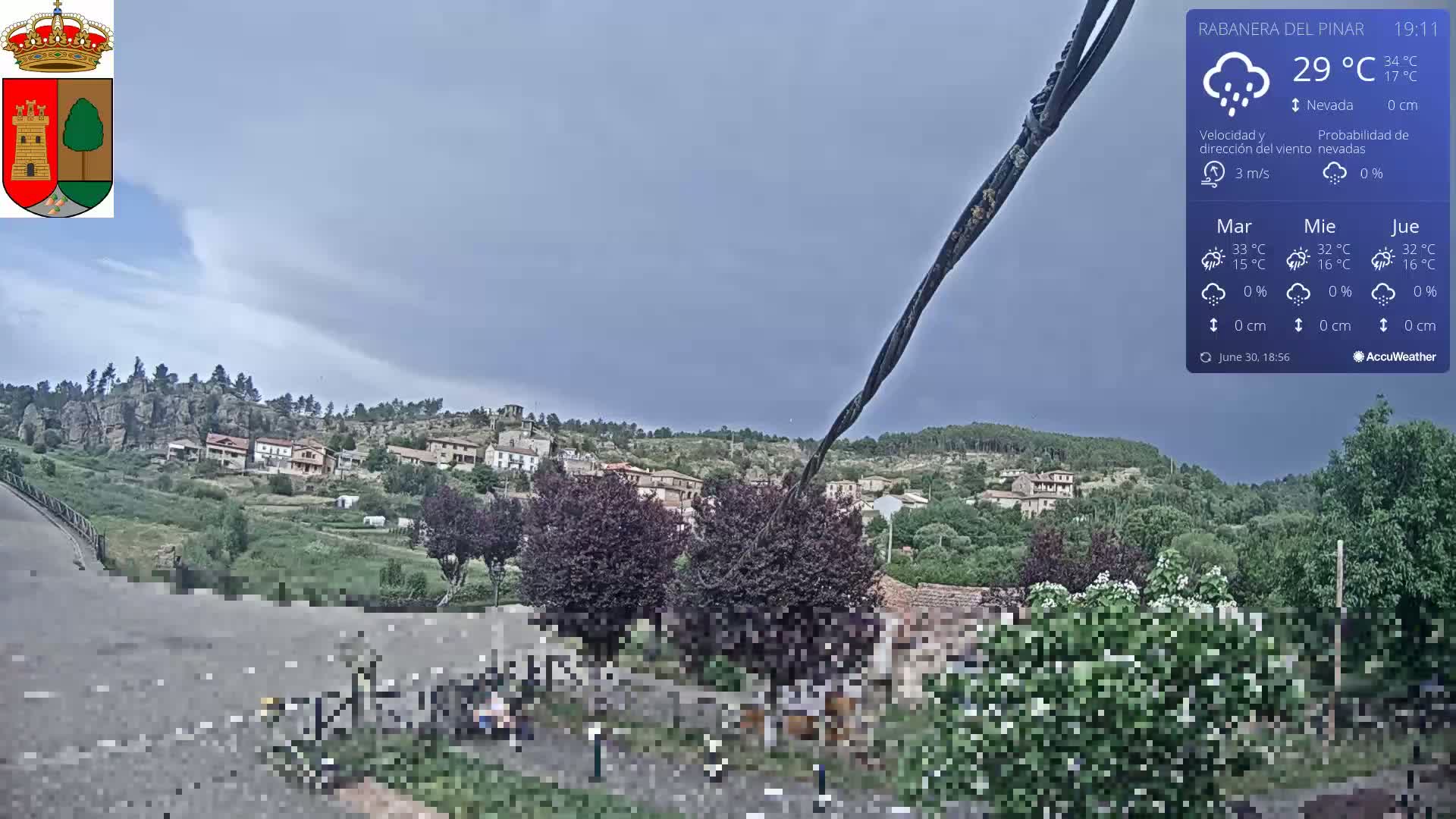 Rabanera del Pinar Village Live Cam - Burgos, Castile&Leon, Spain