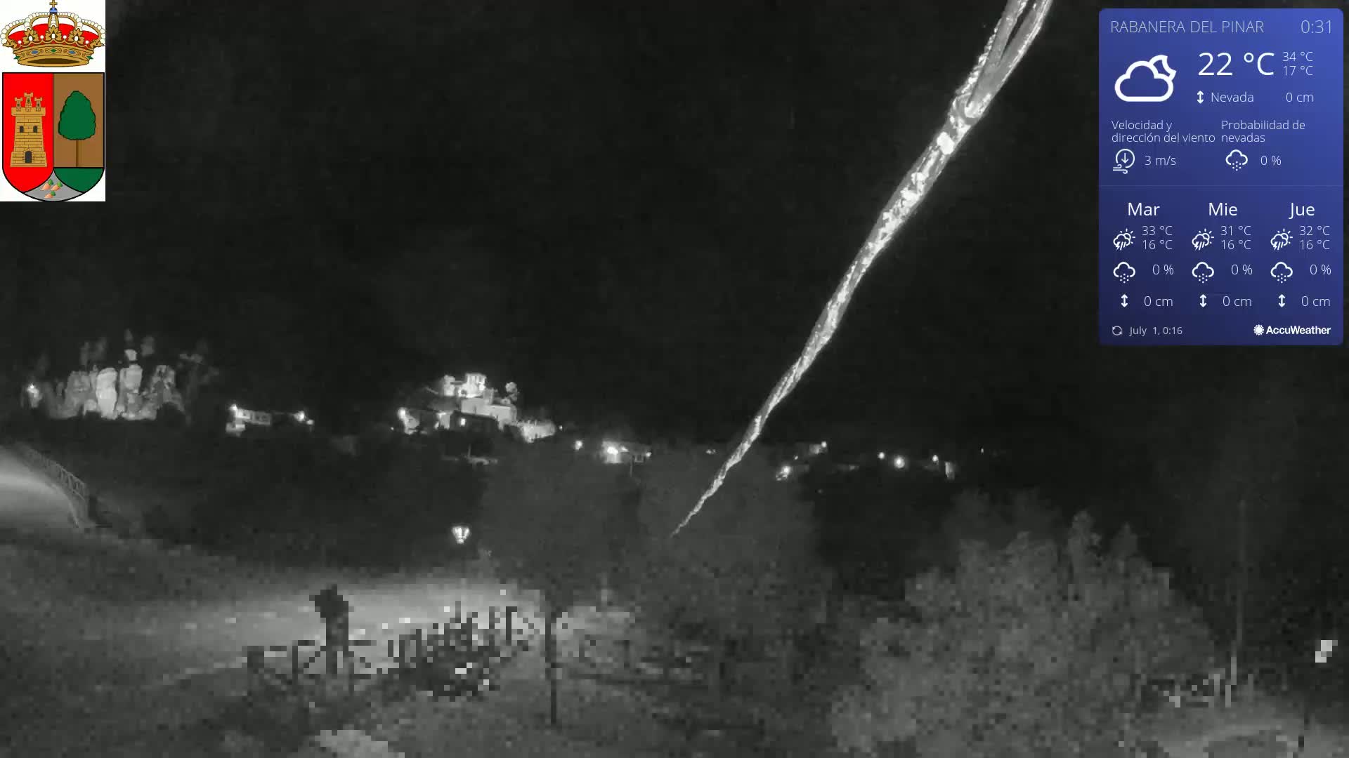 Rabanera del Pinar Village Live Cam - Burgos, Castile&Leon, Spain