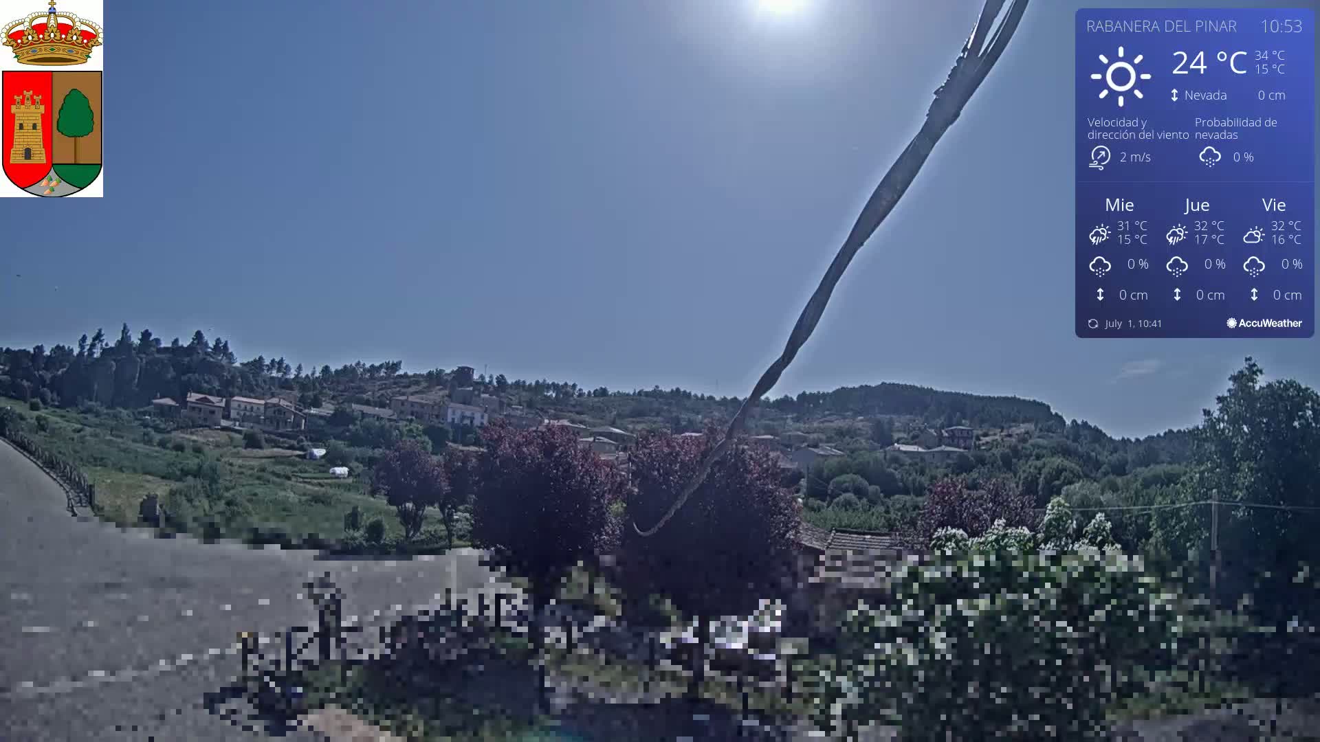 Rabanera del Pinar Village Live Cam - Burgos, Castile&Leon, Spain