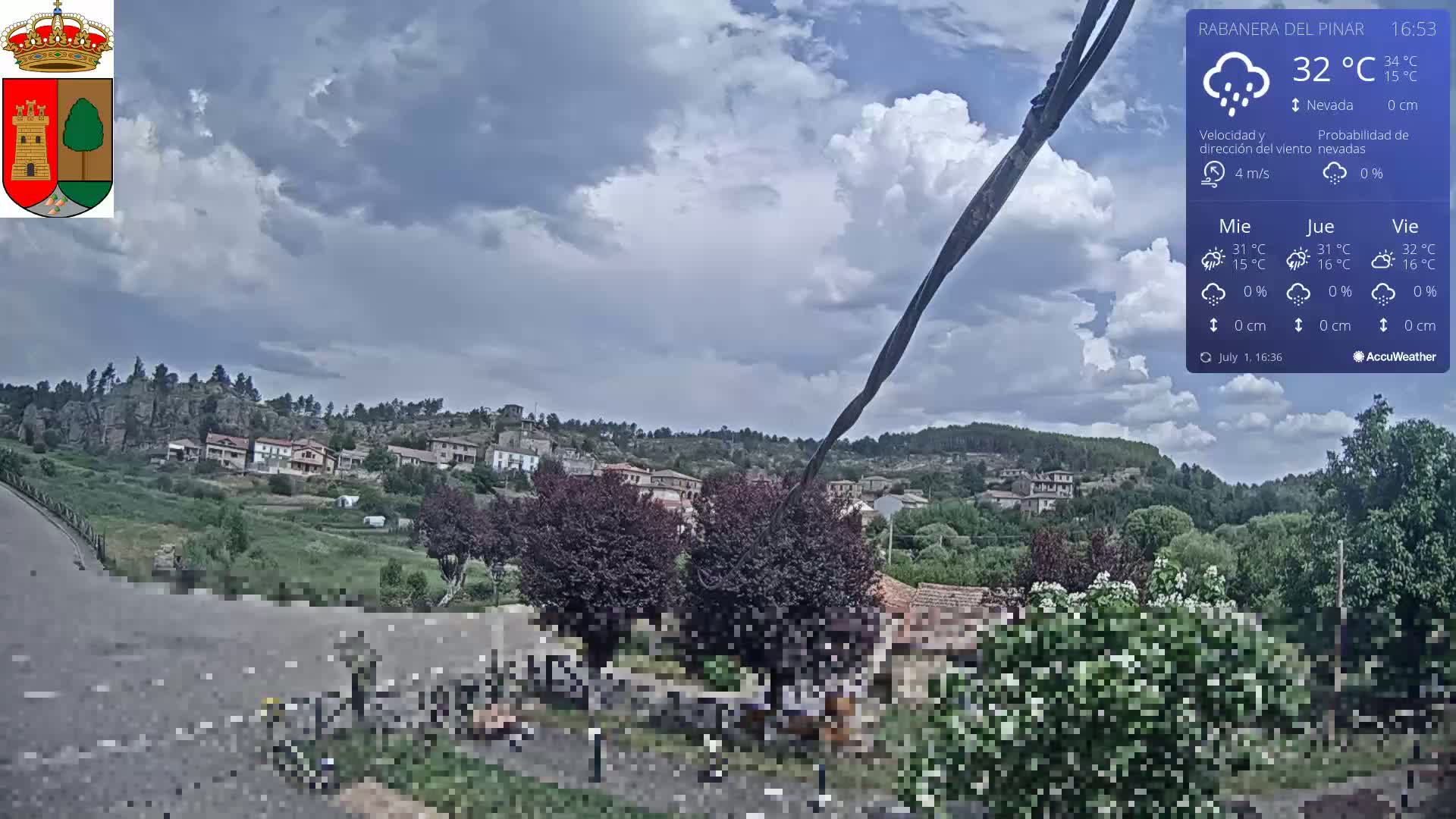 Rabanera del Pinar Village Live Cam - Burgos, Castile&Leon, Spain