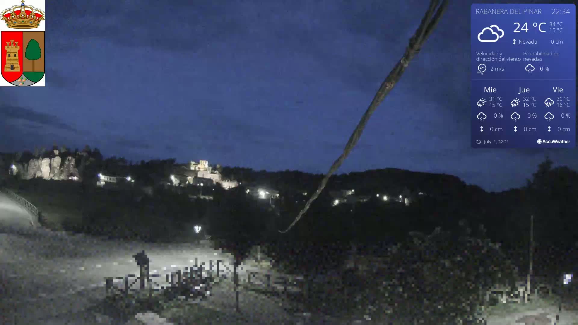 Rabanera del Pinar Village Live Cam - Burgos, Castile&Leon, Spain