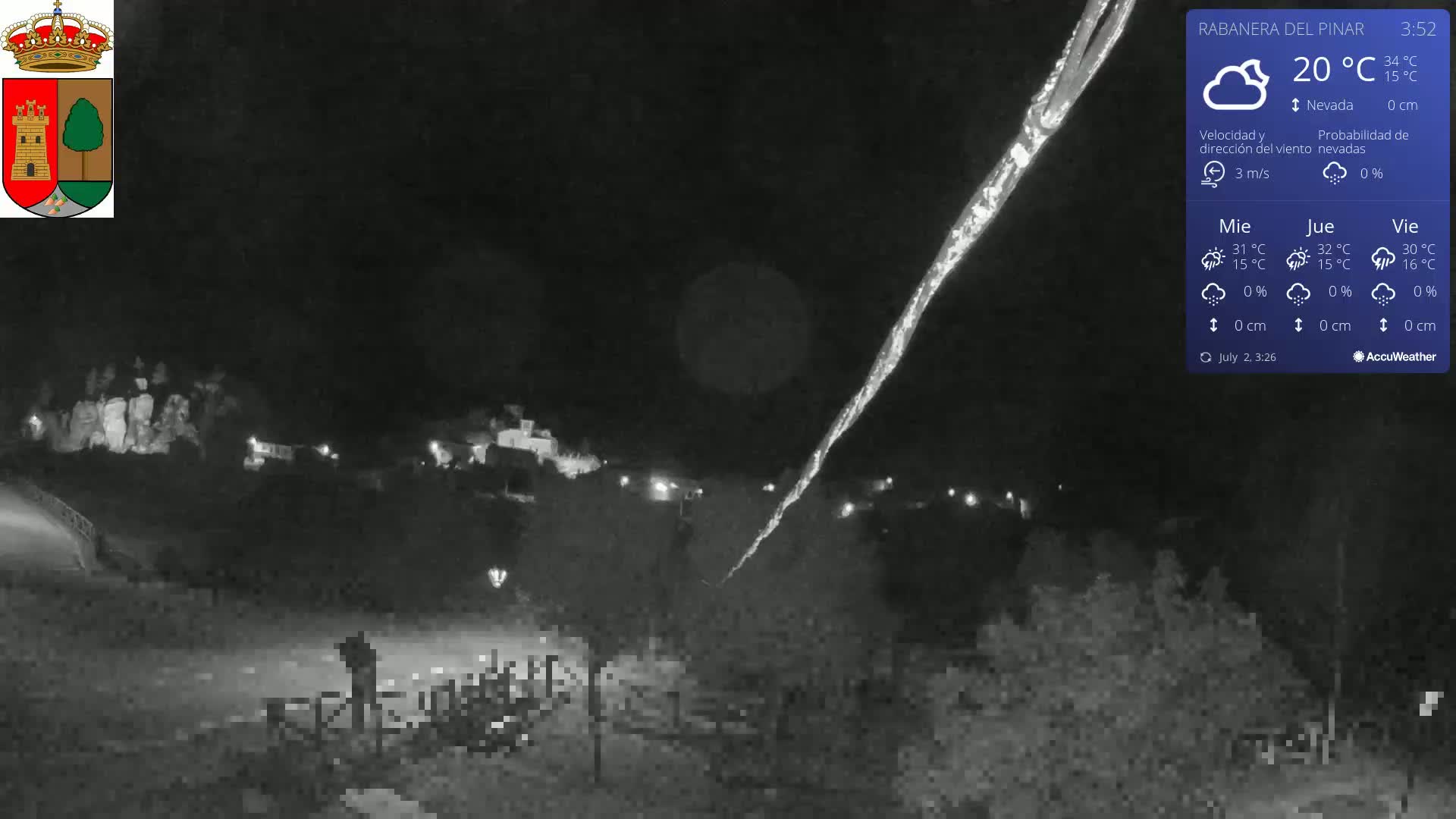 Rabanera del Pinar Village Live Cam - Burgos, Castile&Leon, Spain