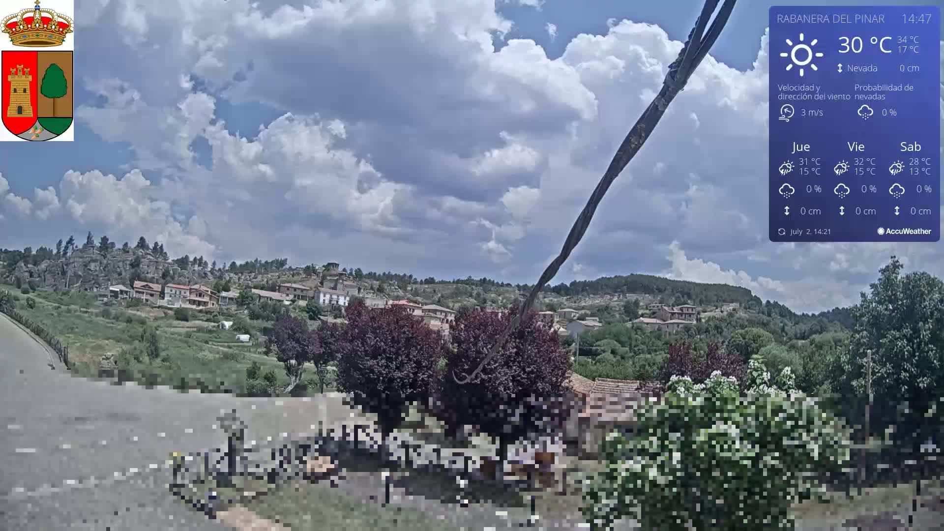 Rabanera del Pinar Village Live Cam - Burgos, Castile&Leon, Spain