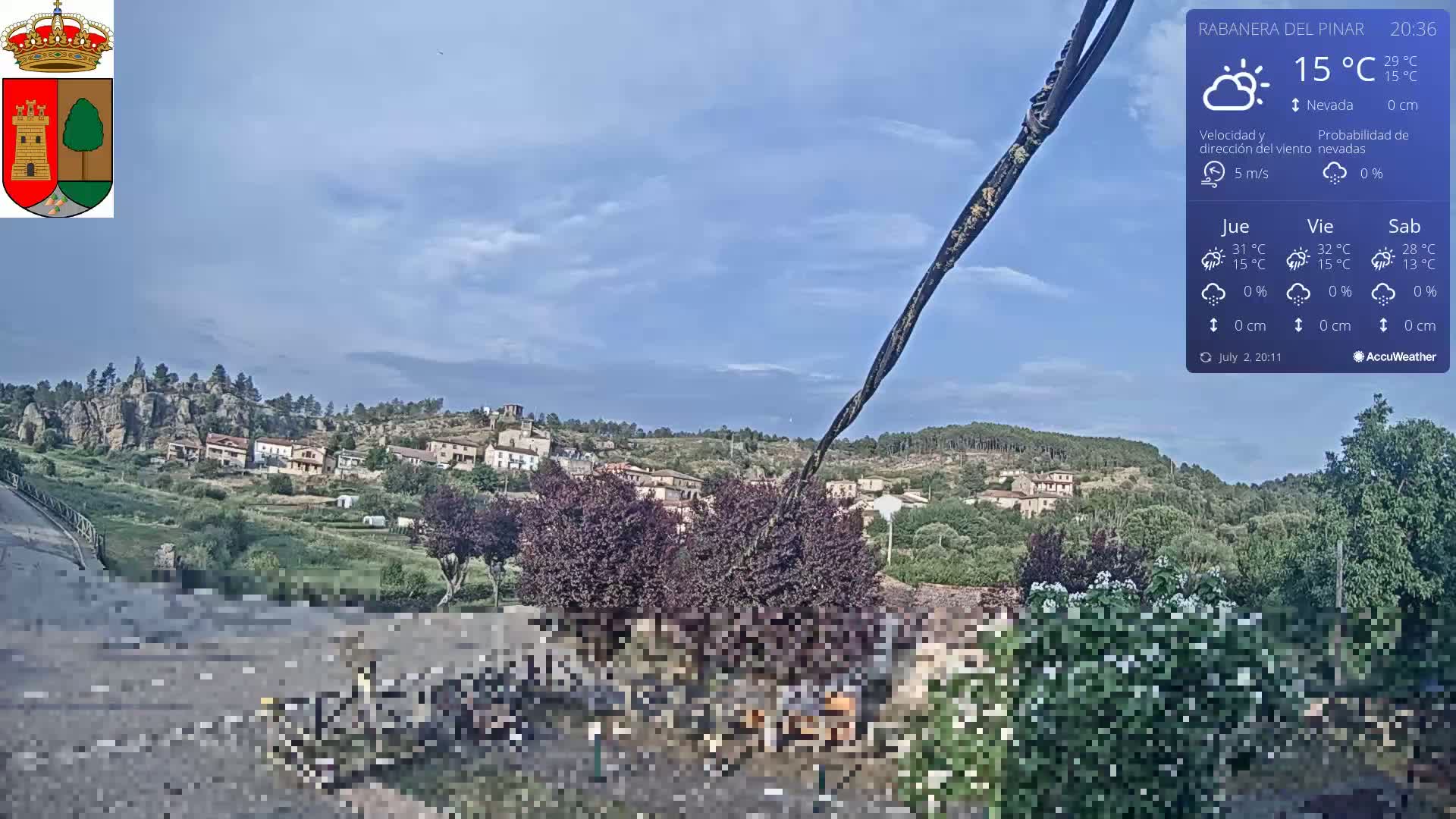 Rabanera del Pinar Village Live Cam - Burgos, Castile&Leon, Spain
