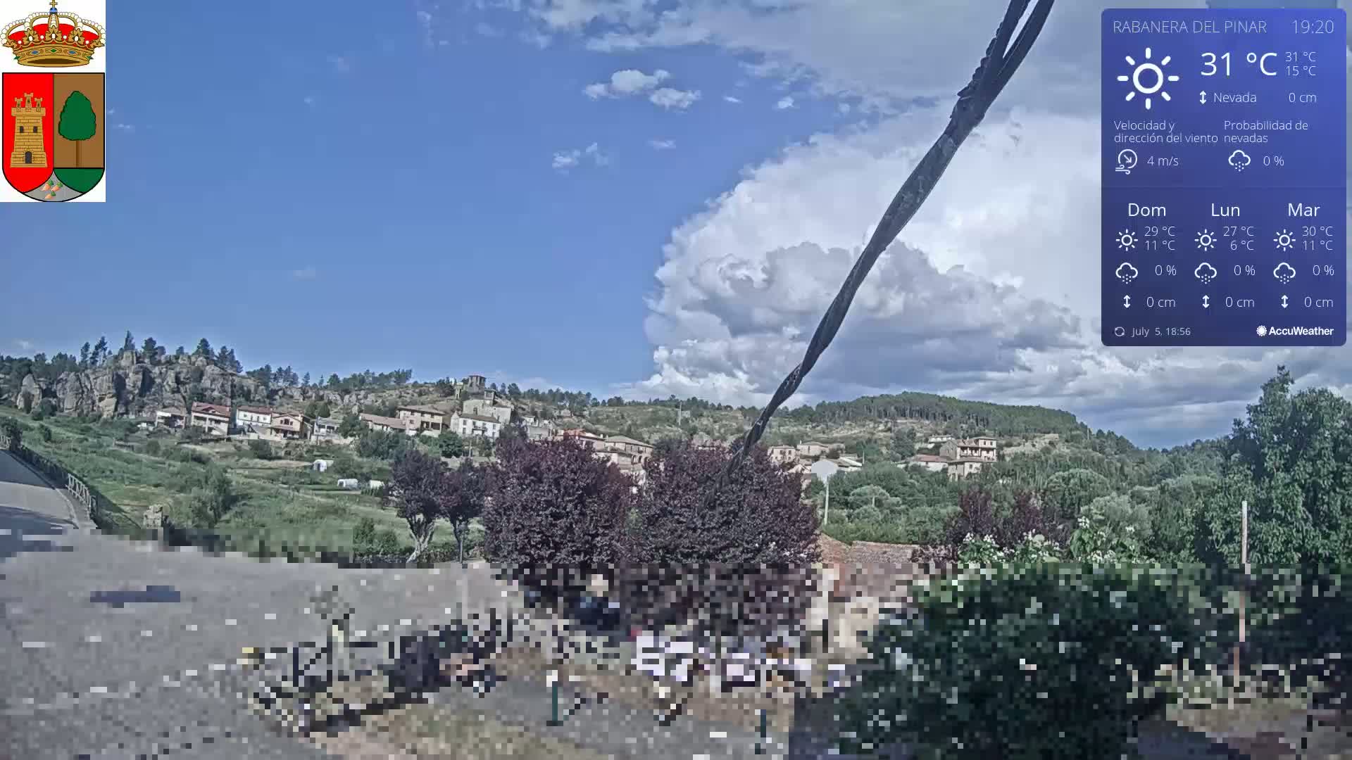 Rabanera del Pinar Village Live Cam - Burgos, Castile&Leon, Spain