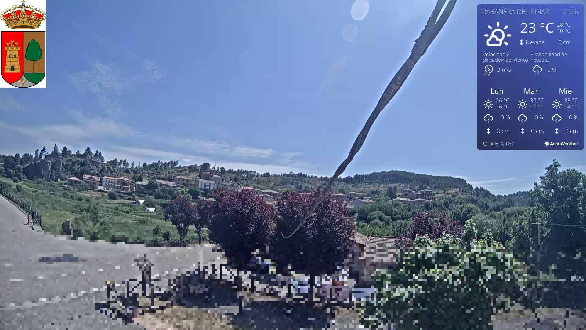 Rabanera del Pinar Village Live Cam - Burgos, Castile&Leon, Spain