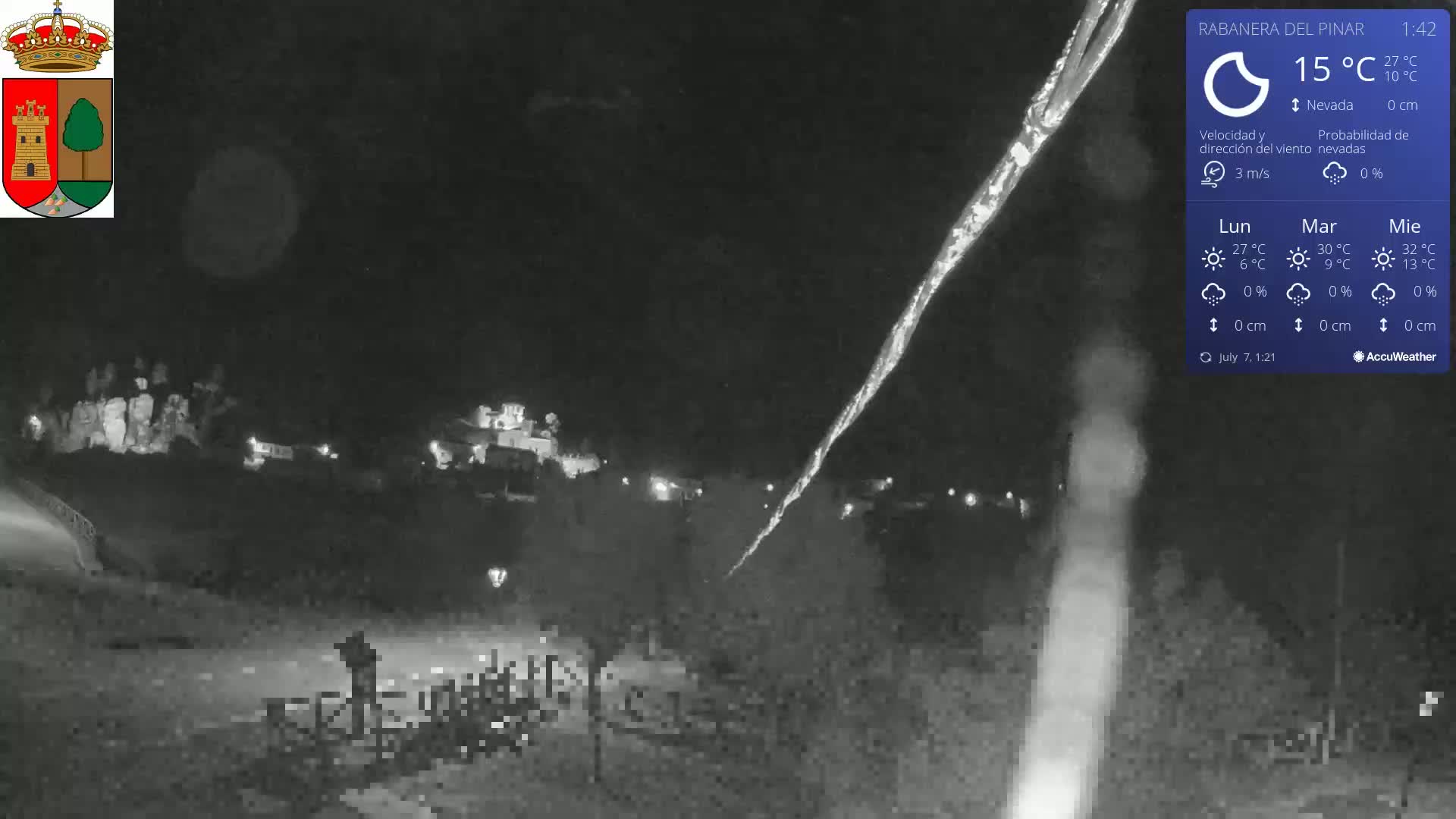Rabanera del Pinar Village Live Cam - Burgos, Castile&Leon, Spain