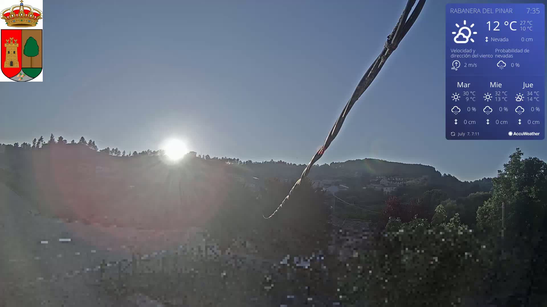 Rabanera del Pinar Village Live Cam - Burgos, Castile&Leon, Spain