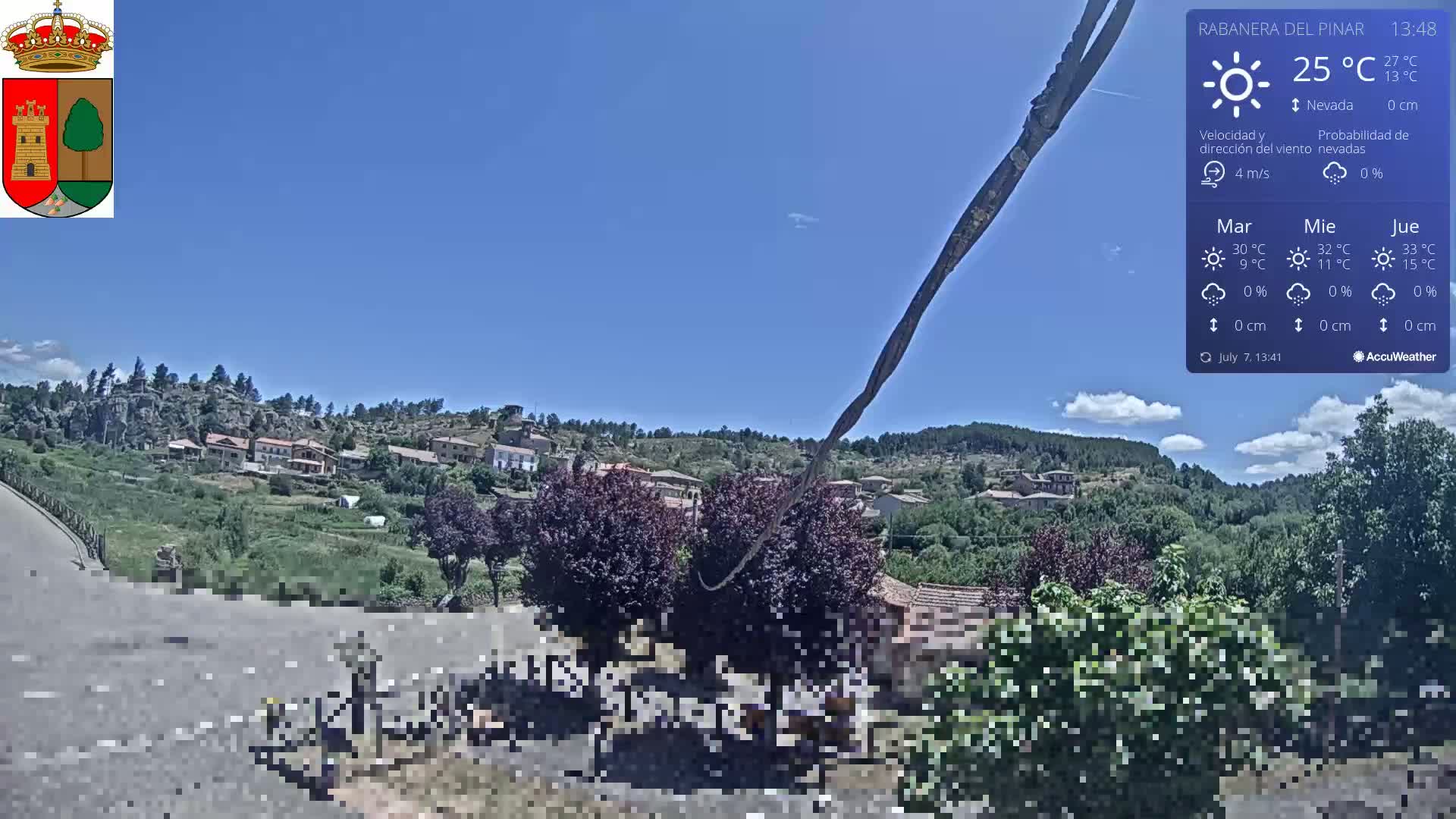 Rabanera del Pinar Village Live Cam - Burgos, Castile&Leon, Spain