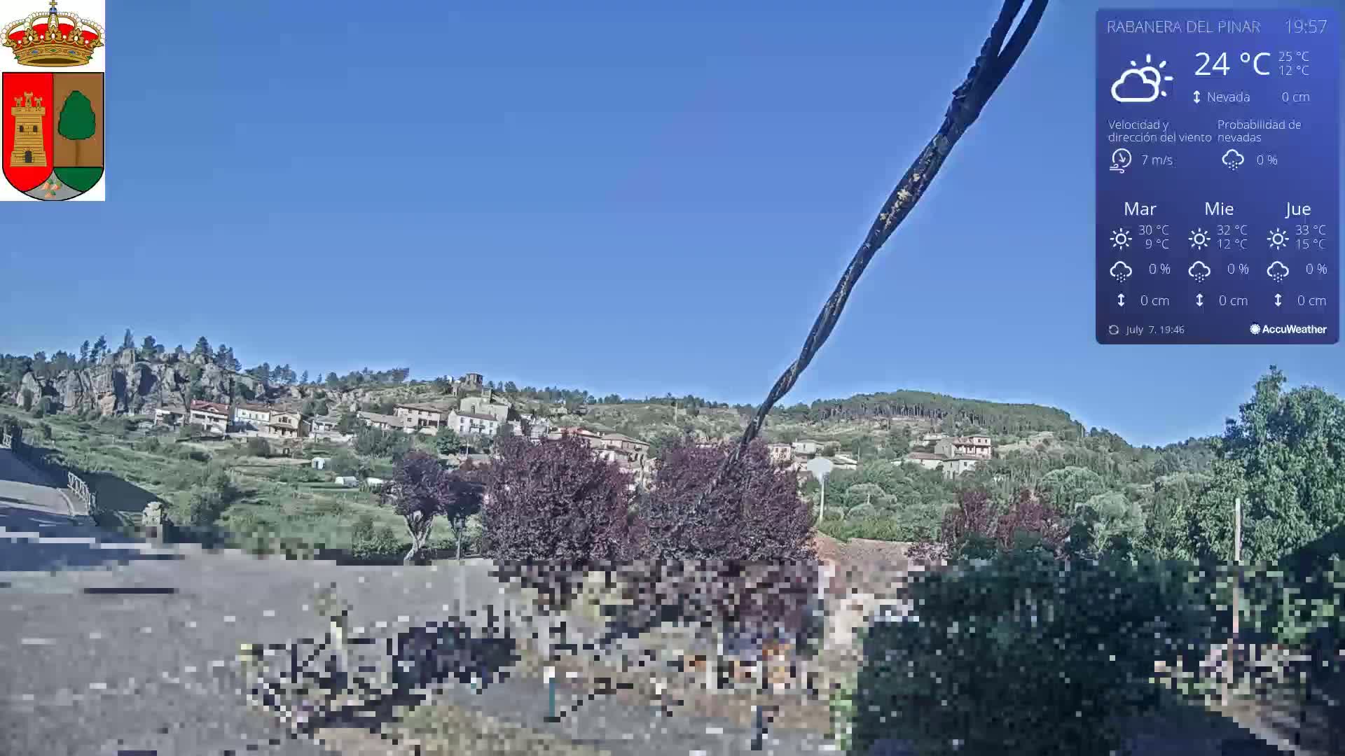 Rabanera del Pinar Village Live Cam - Burgos, Castile&Leon, Spain