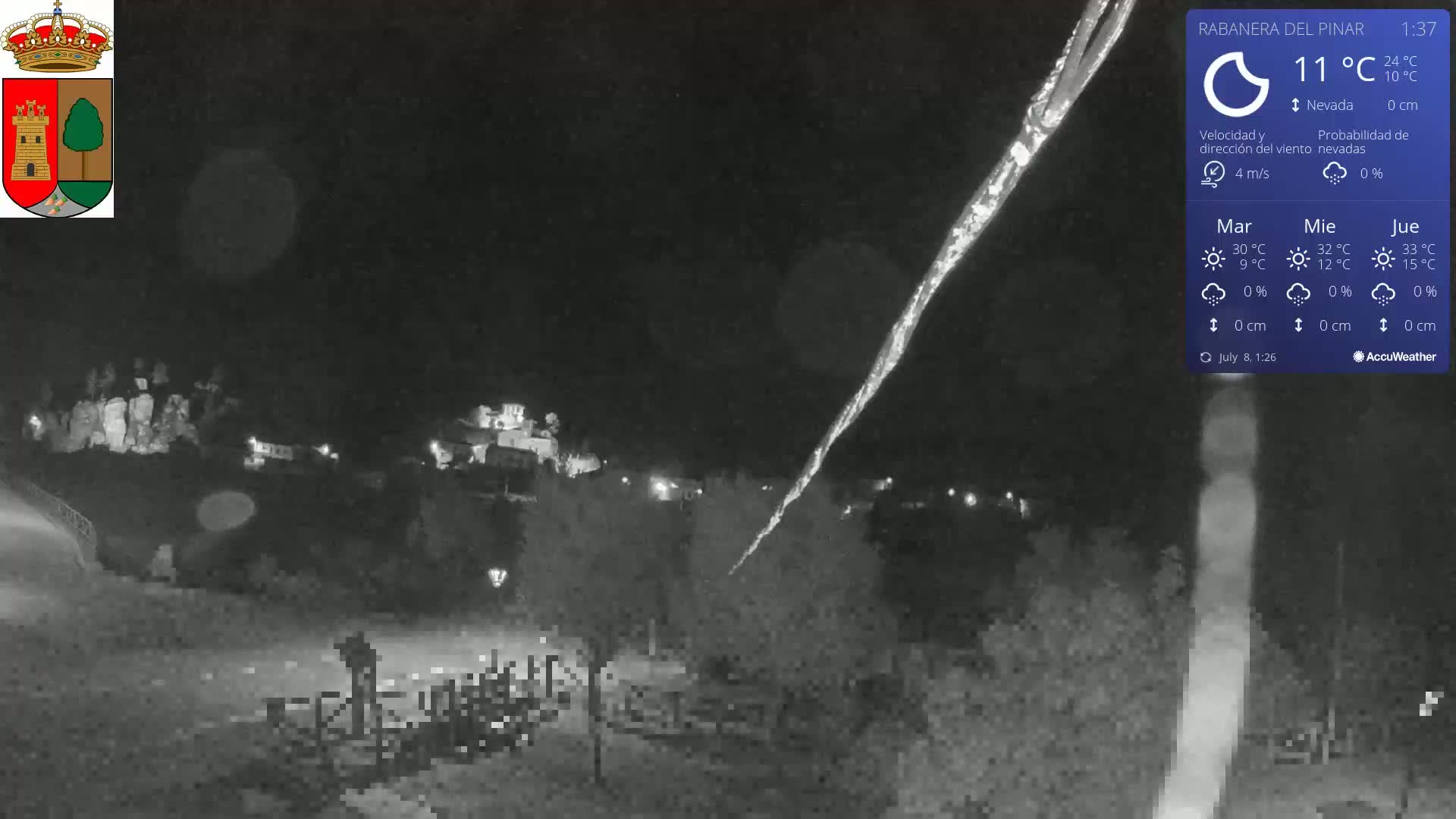 Rabanera del Pinar Village Live Cam - Burgos, Castile&Leon, Spain