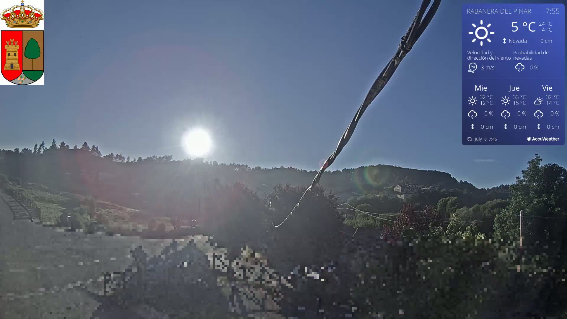 Rabanera del Pinar Village Live Cam - Burgos, Castile&Leon, Spain