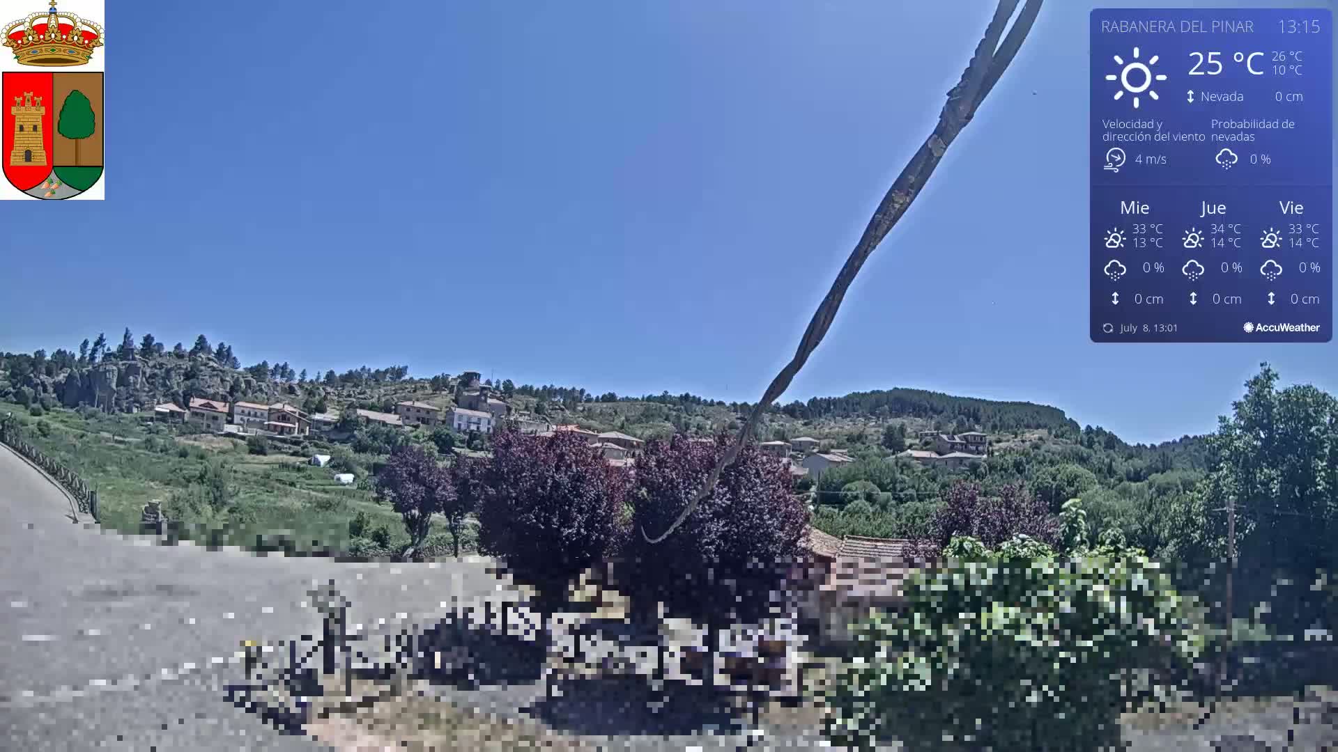Rabanera del Pinar Village Live Cam - Burgos, Castile&Leon, Spain