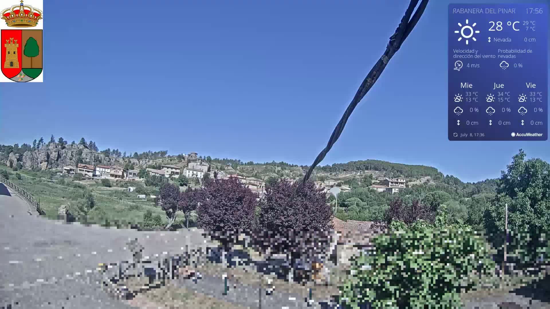 Rabanera del Pinar Village Live Cam - Burgos, Castile&Leon, Spain