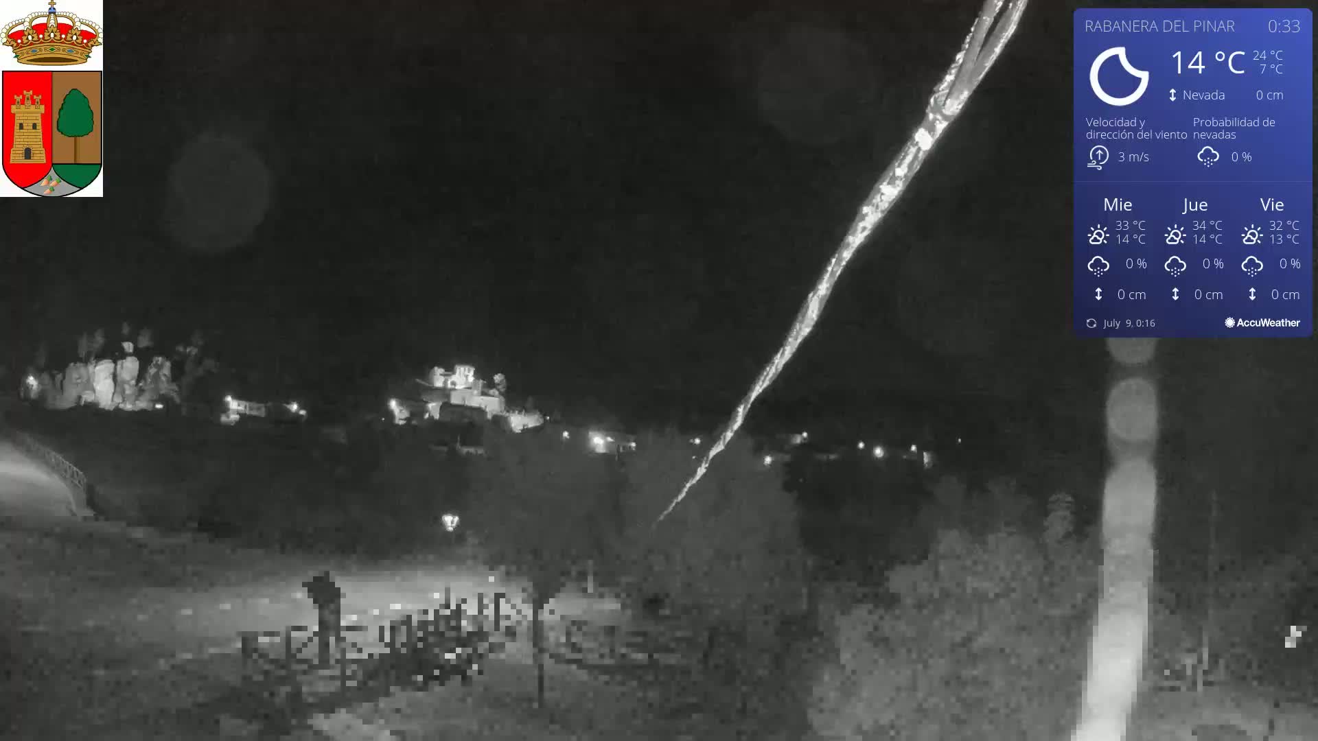 Rabanera del Pinar Village Live Cam - Burgos, Castile&Leon, Spain