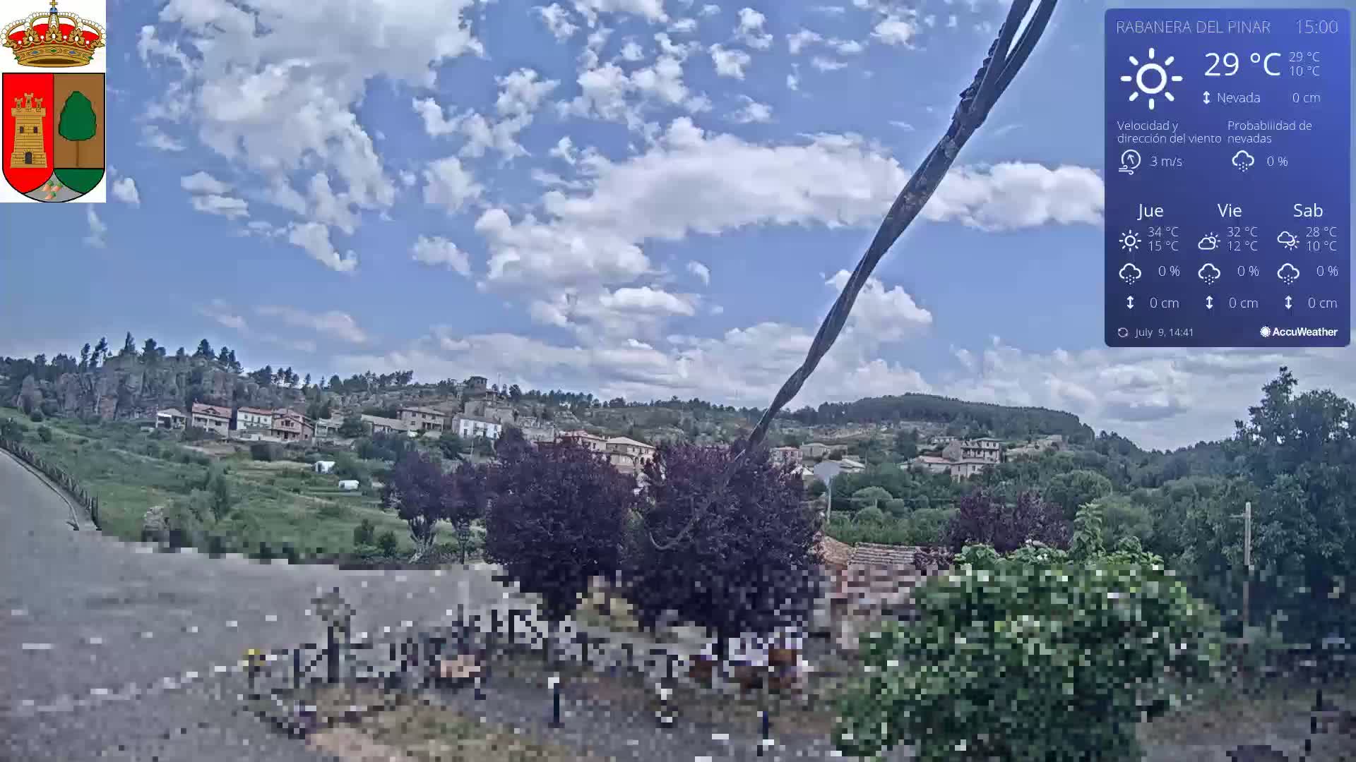 Rabanera del Pinar Village Live Cam - Burgos, Castile&Leon, Spain