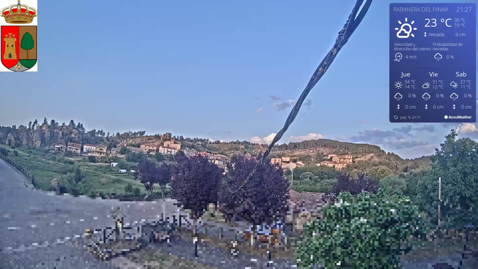 Rabanera del Pinar Village Live Cam - Burgos, Castile&Leon, Spain