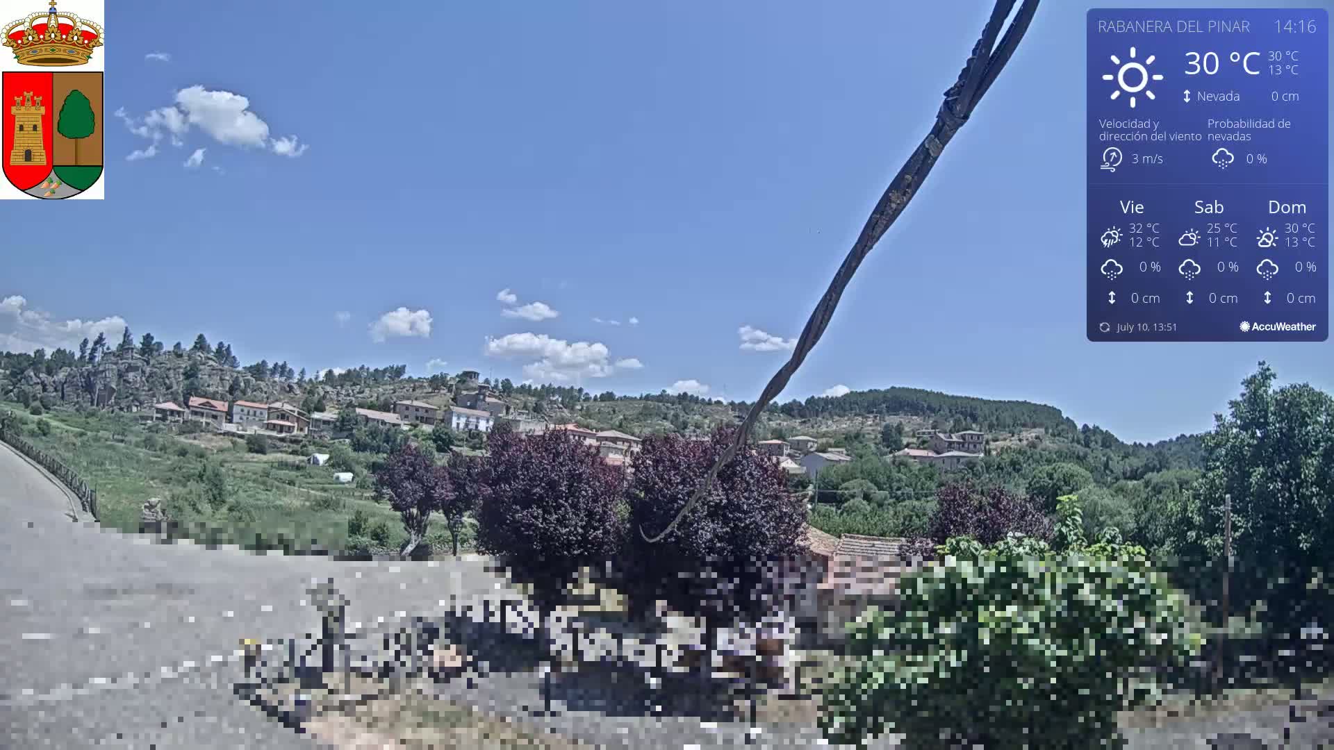 Rabanera del Pinar Village Live Cam - Burgos, Castile&Leon, Spain