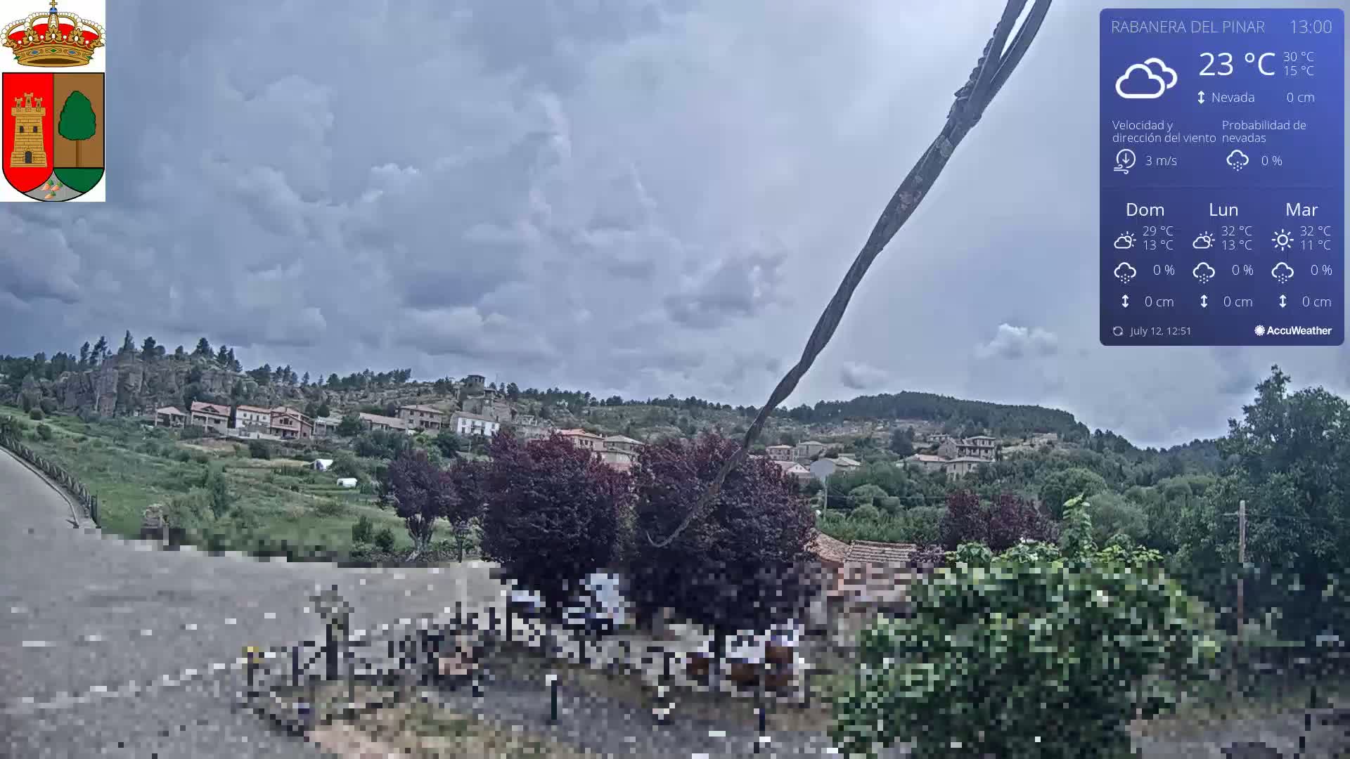 Rabanera del Pinar Village Live Cam - Burgos, Castile&Leon, Spain