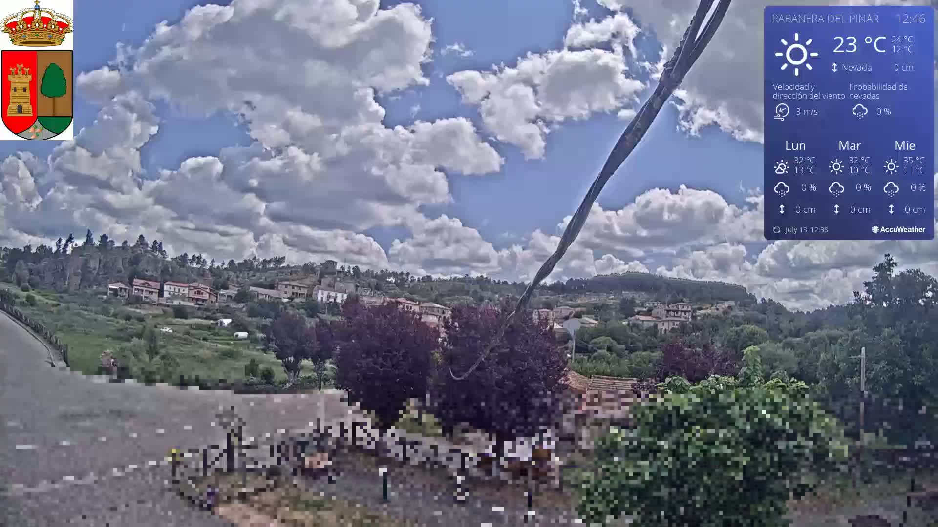 Rabanera del Pinar Village Live Cam - Burgos, Castile&Leon, Spain