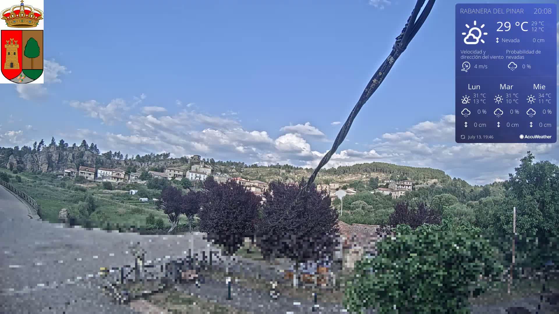 Rabanera del Pinar Village Live Cam - Burgos, Castile&Leon, Spain