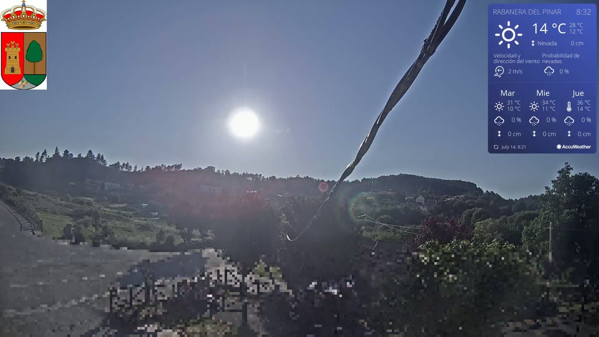 Rabanera del Pinar Village Live Cam - Burgos, Castile&Leon, Spain