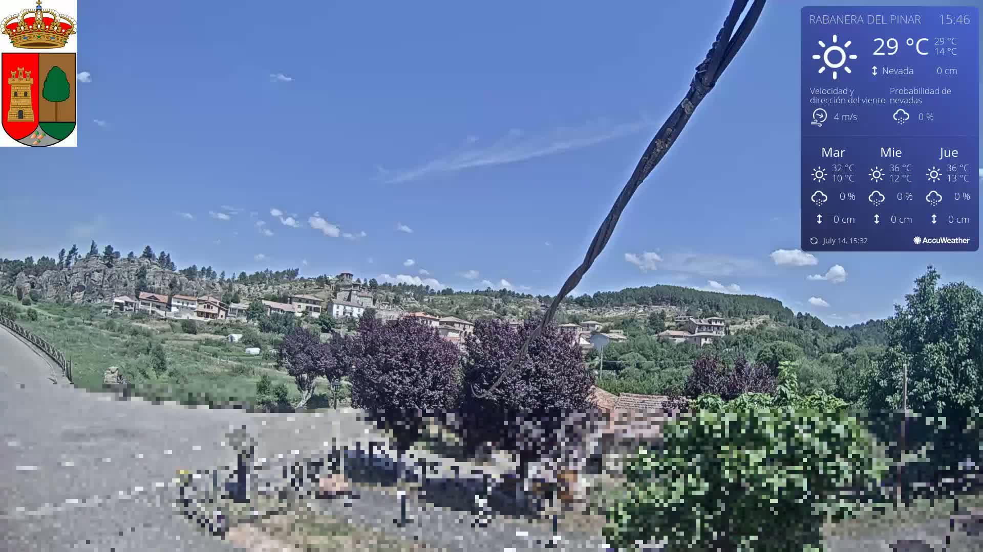 Rabanera del Pinar Village Live Cam - Burgos, Castile&Leon, Spain
