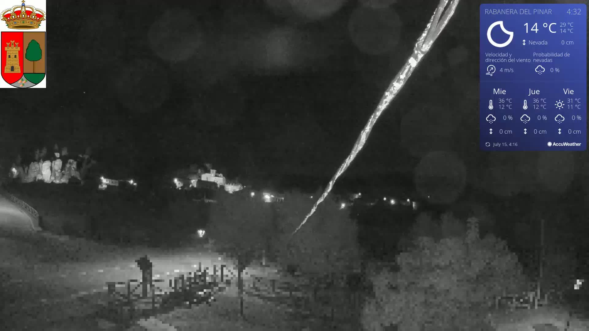 Rabanera del Pinar Village Live Cam - Burgos, Castile&Leon, Spain