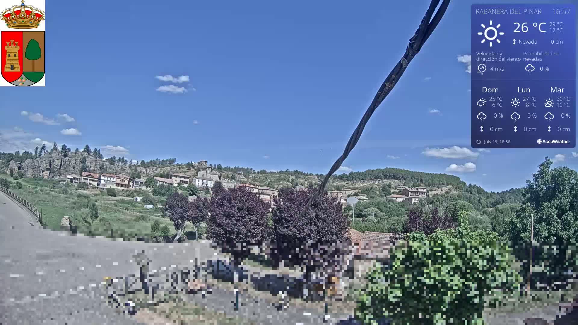 Rabanera del Pinar Village Live Cam - Burgos, Castile&Leon, Spain