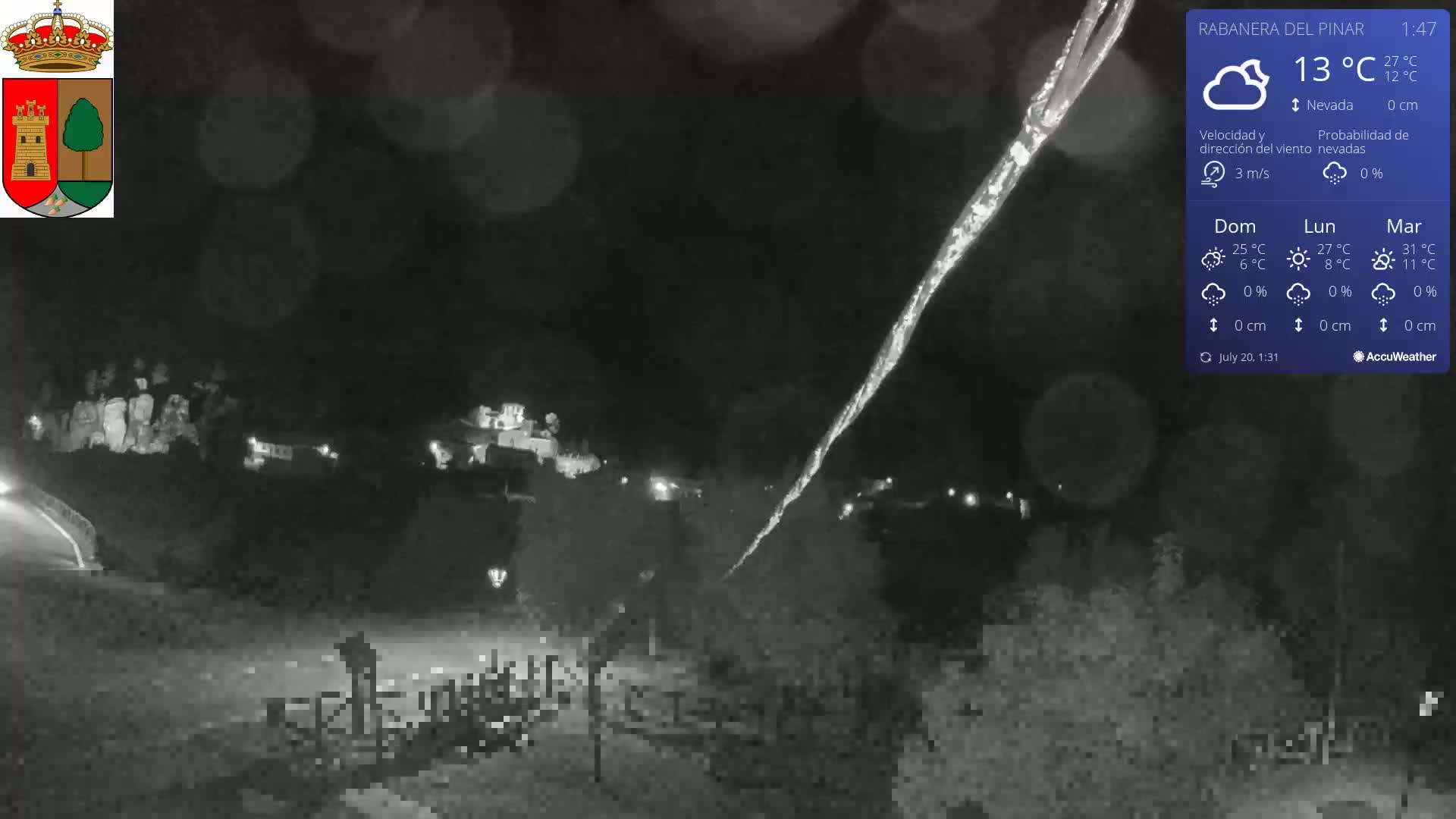 Rabanera del Pinar Village Live Cam - Burgos, Castile&Leon, Spain