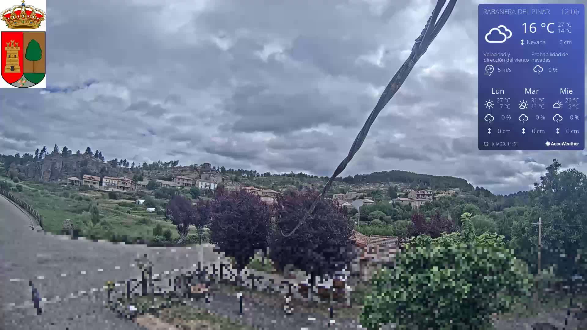 Rabanera del Pinar Village Live Cam - Burgos, Castile&Leon, Spain