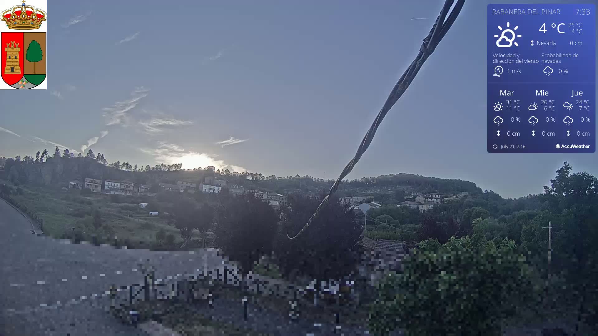 Rabanera del Pinar Village Live Cam - Burgos, Castile&Leon, Spain
