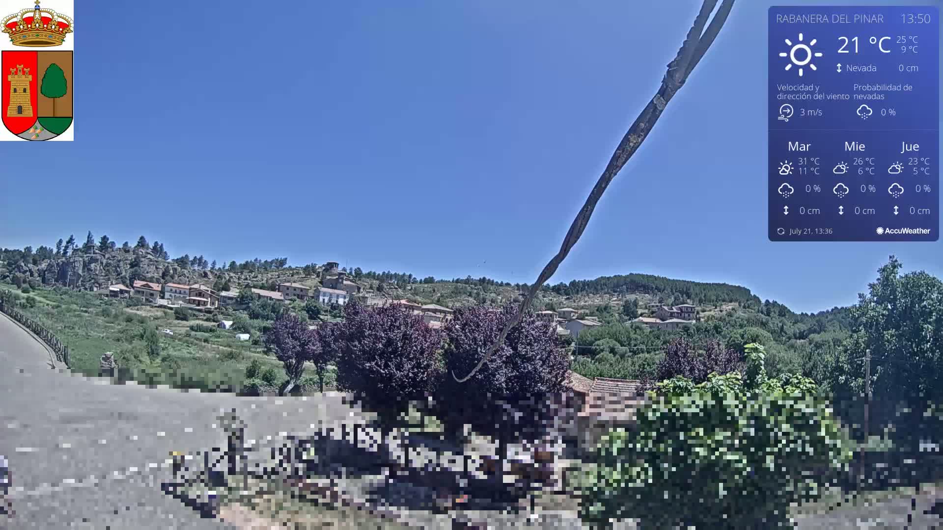 Rabanera del Pinar Village Live Cam - Burgos, Castile&Leon, Spain