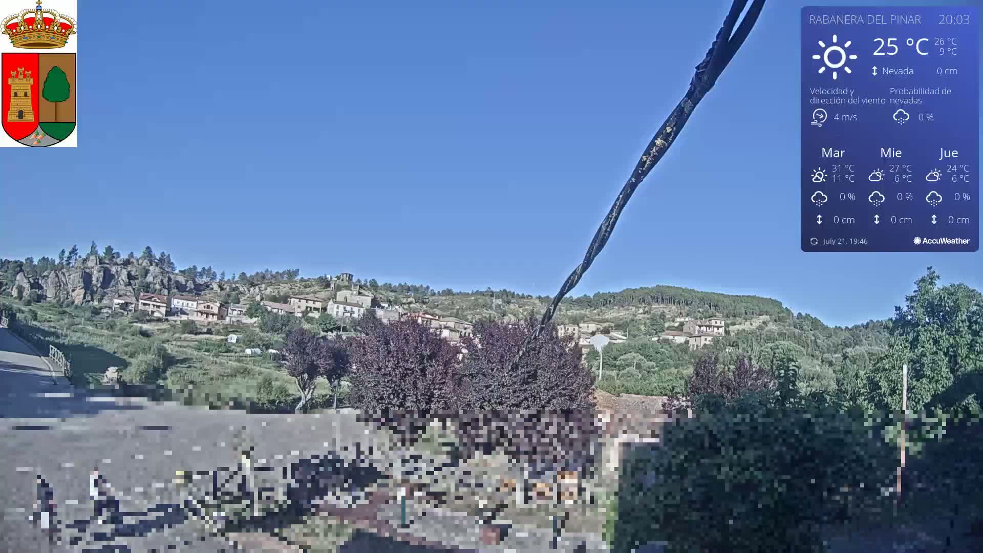 Rabanera del Pinar Village Live Cam - Burgos, Castile&Leon, Spain