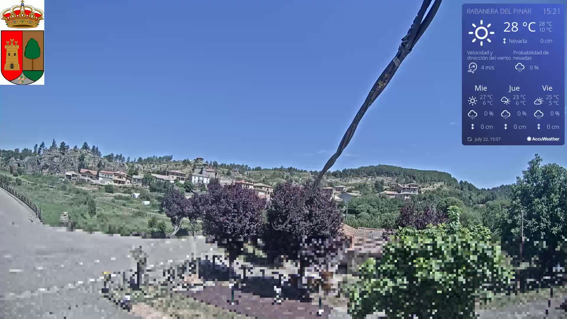 Rabanera del Pinar Village Live Cam - Burgos, Castile&Leon, Spain