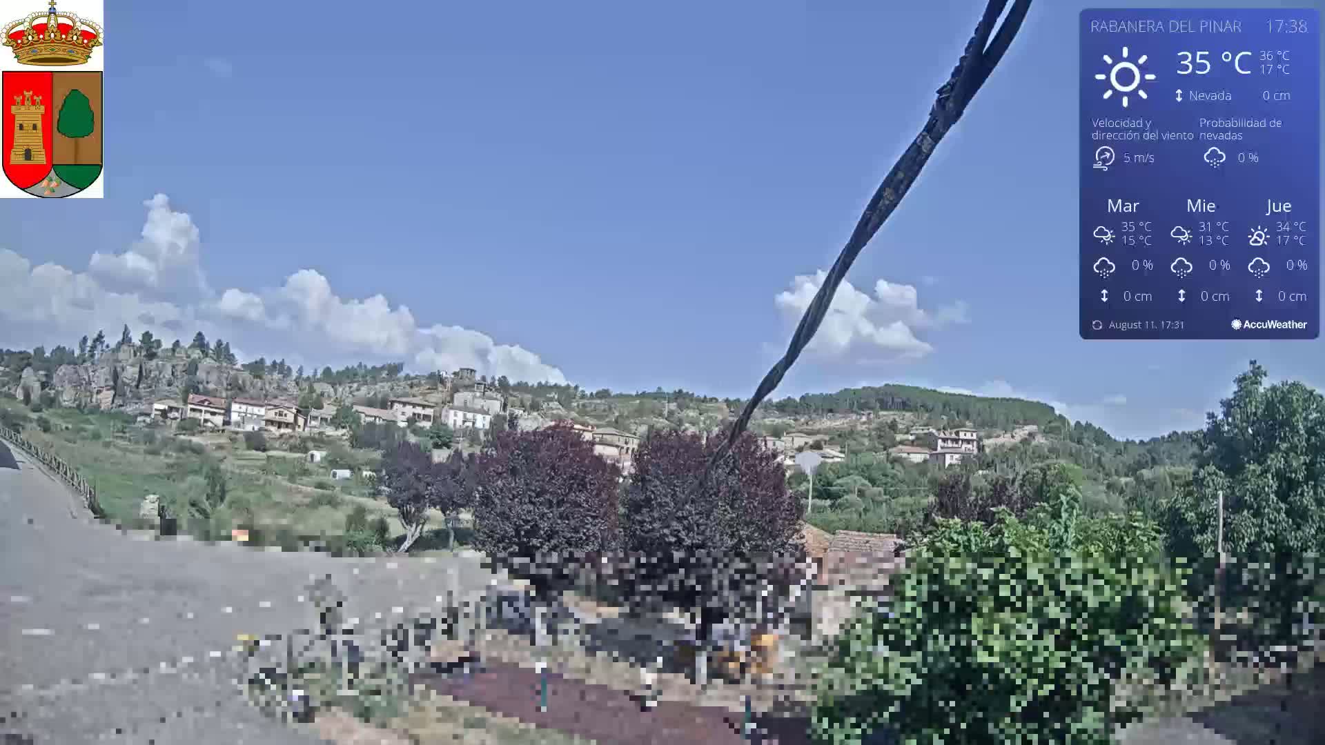 Rabanera del Pinar Village Live Cam - Burgos, Castile&Leon, Spain