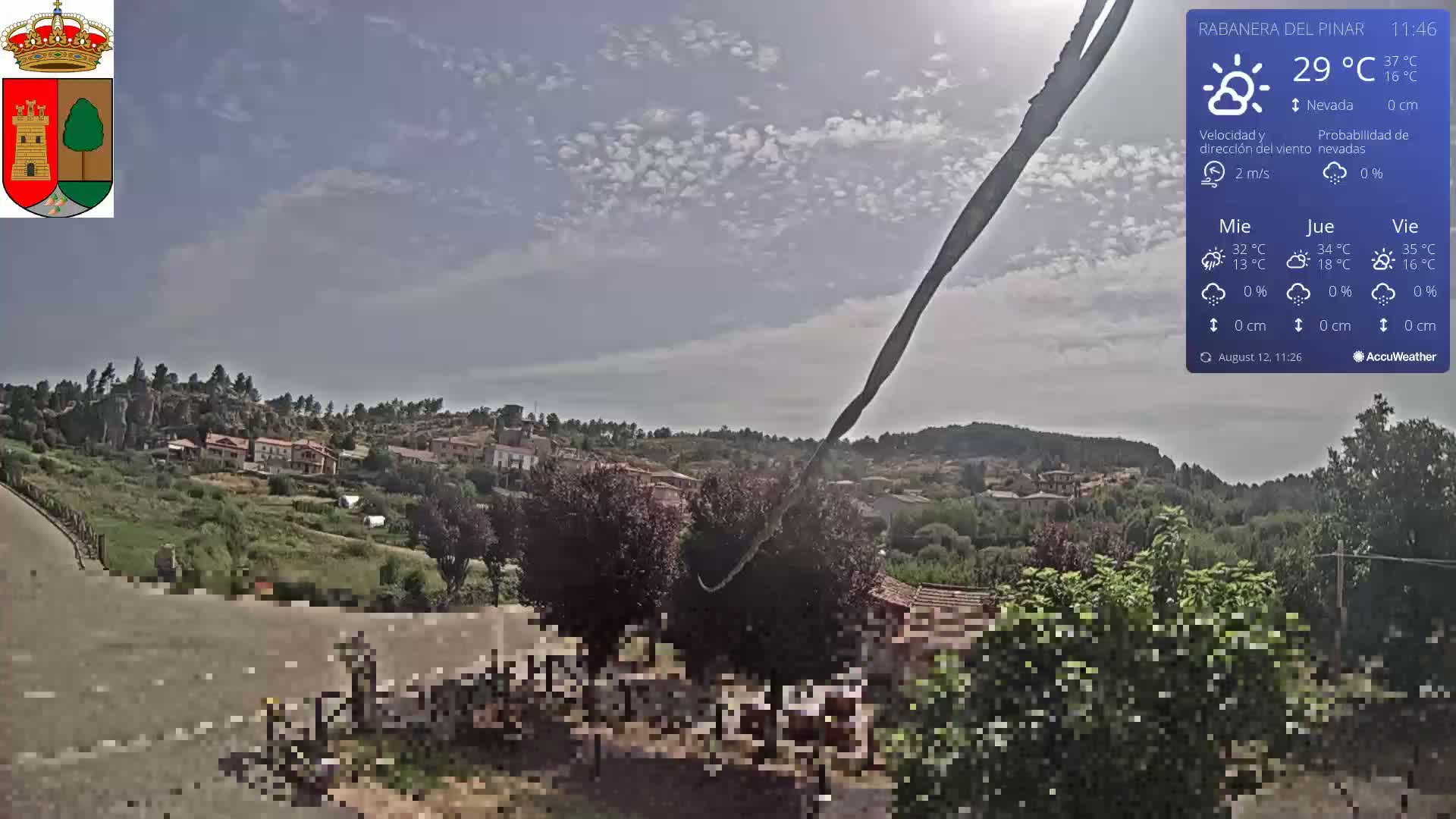 Rabanera del Pinar Village Live Cam - Burgos, Castile&Leon, Spain
