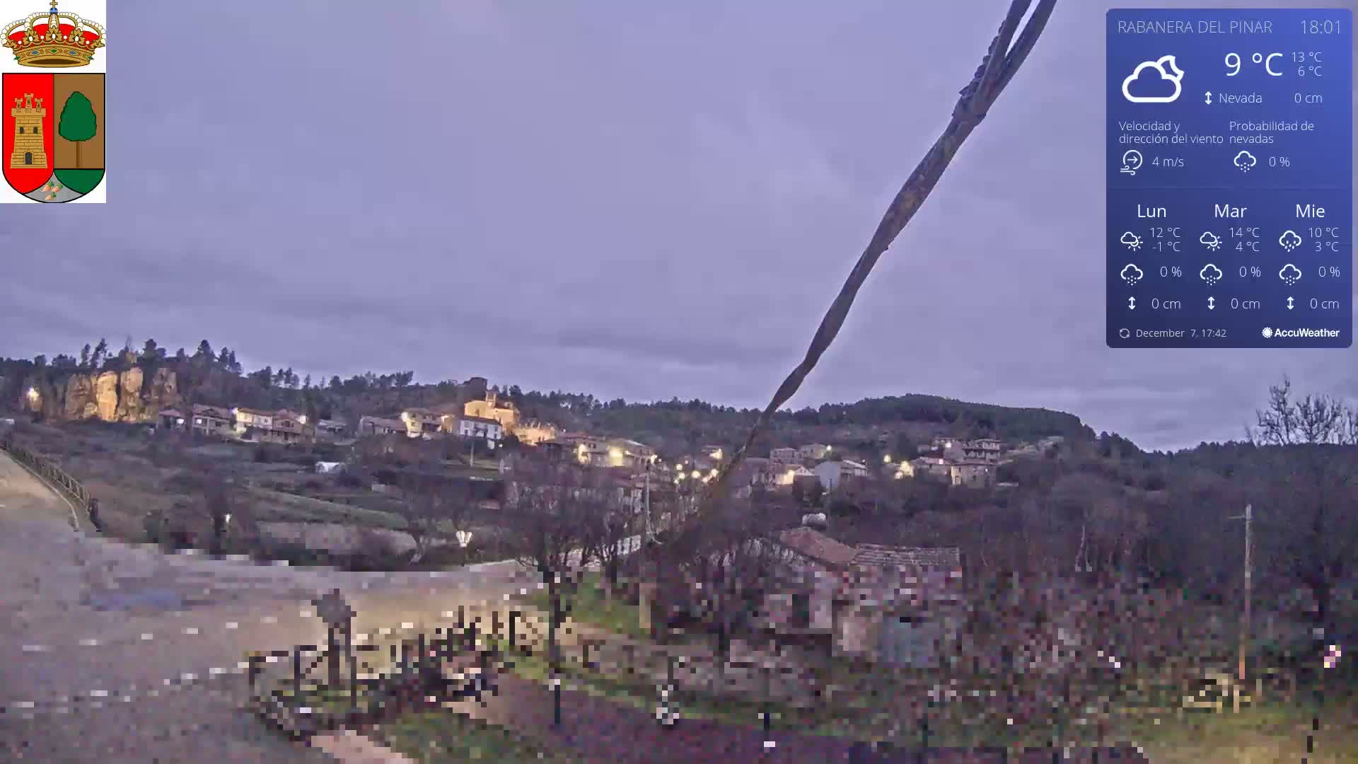 Rabanera del Pinar Village Live Cam - Burgos, Castile&Leon, Spain