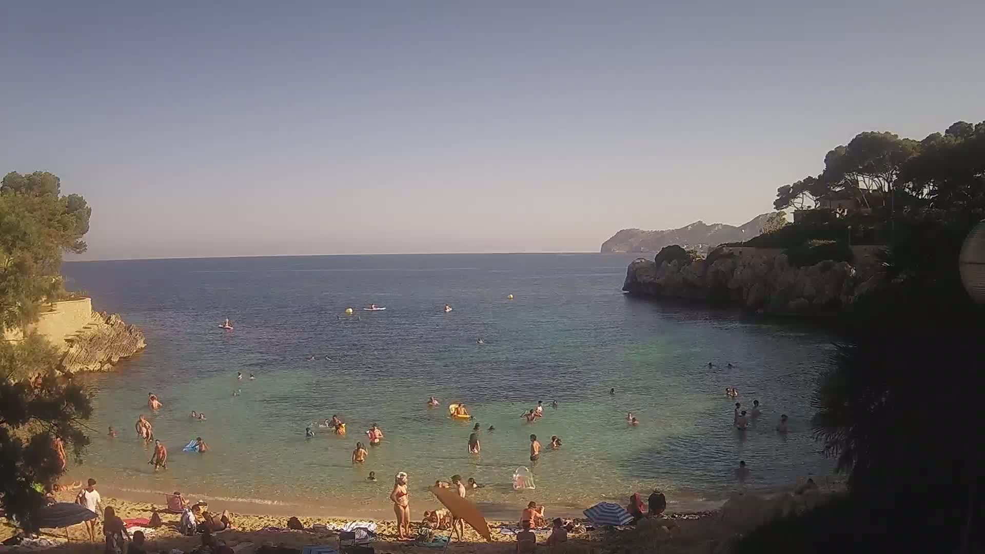 Capdepera, Playa de Cala Gat Beach Live Cam - Mallorca, Balearic Islands, Spain