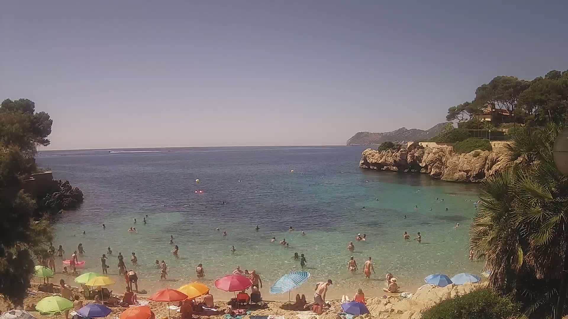 Capdepera, Playa de Cala Gat Beach Live Cam - Mallorca, Balearic Islands, Spain