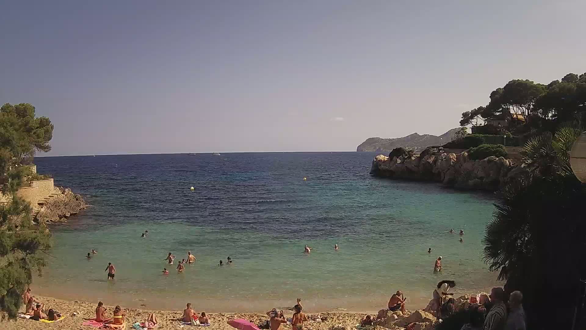 Capdepera, Playa de Cala Gat Beach Live Cam - Mallorca, Balearic Islands, Spain
