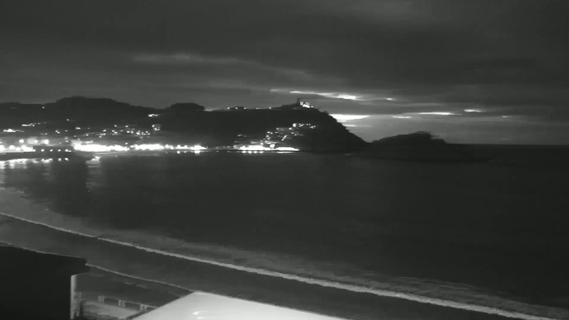 San Sebastian, Playa La Concha Beach Live Cam - Gipuzkoa, Basque, Spain