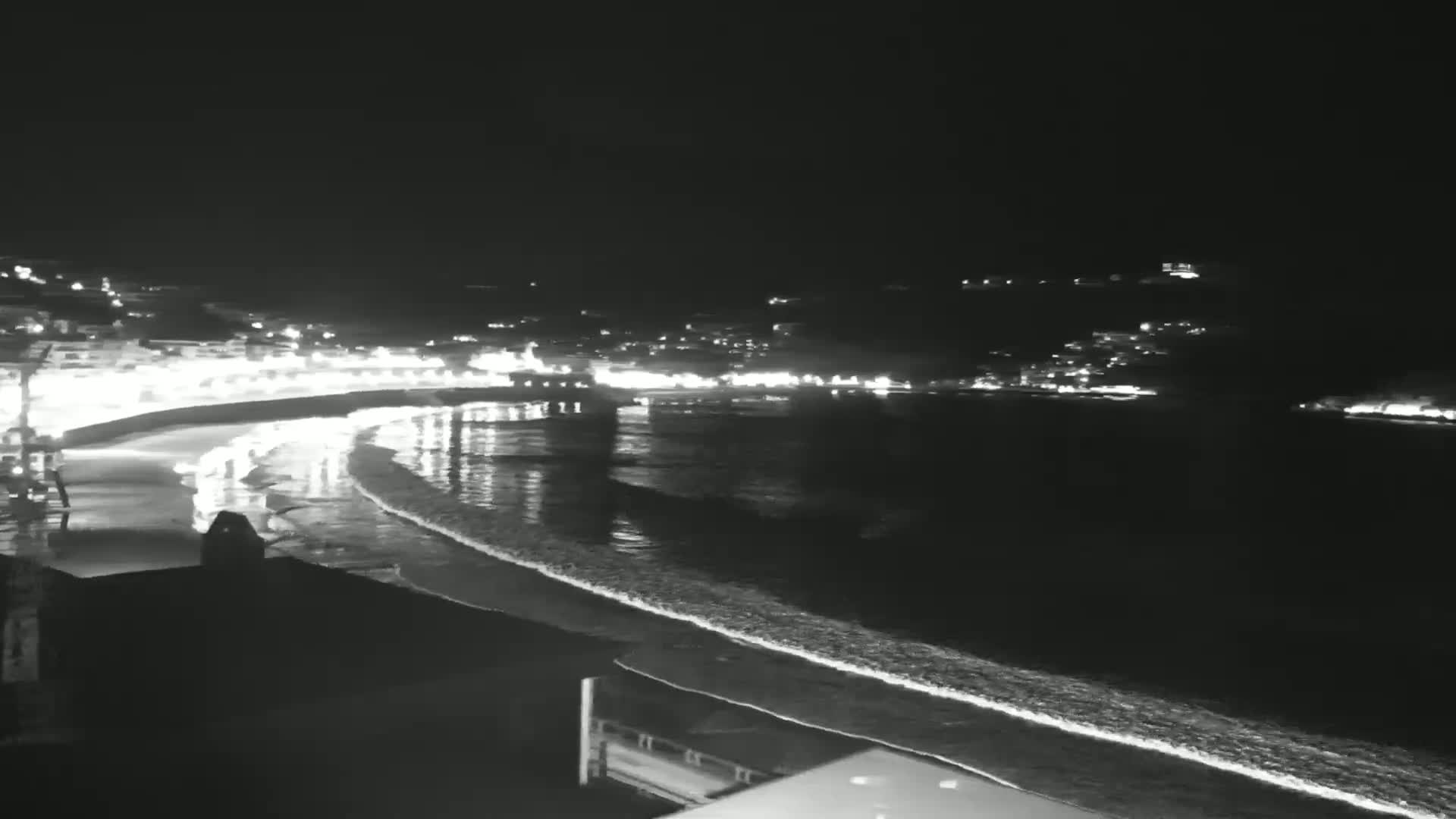 San Sebastian, Playa La Concha Beach Live Cam - Gipuzkoa, Basque, Spain