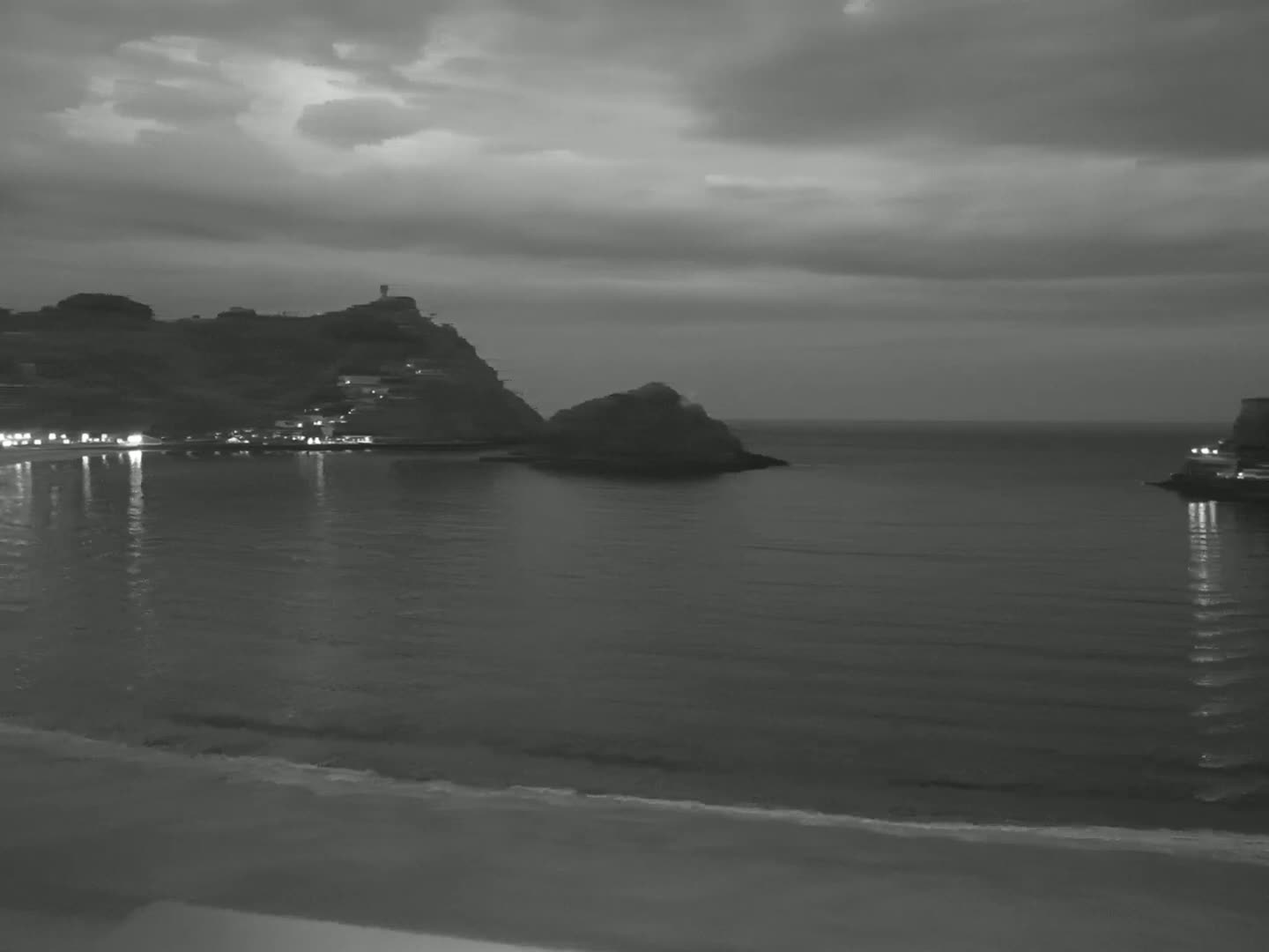 San Sebastian, Playa La Concha Beach Live Cam - Gipuzkoa, Basque, Spain