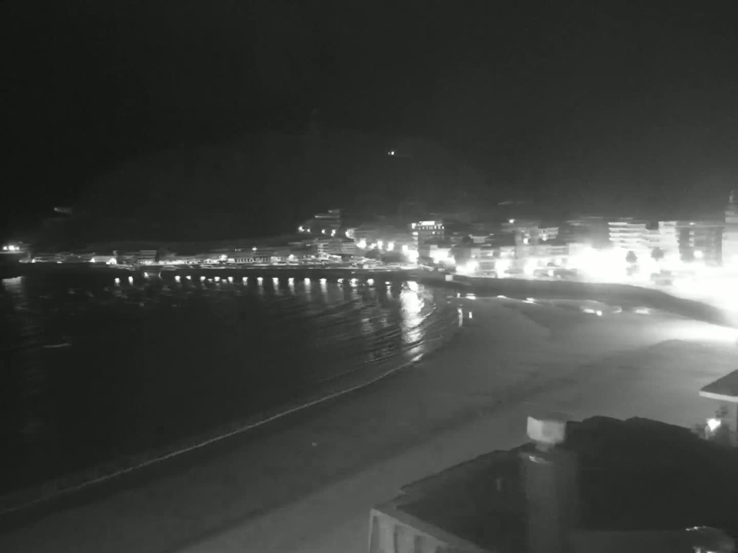San Sebastian, Playa La Concha Beach Live Cam - Gipuzkoa, Basque, Spain