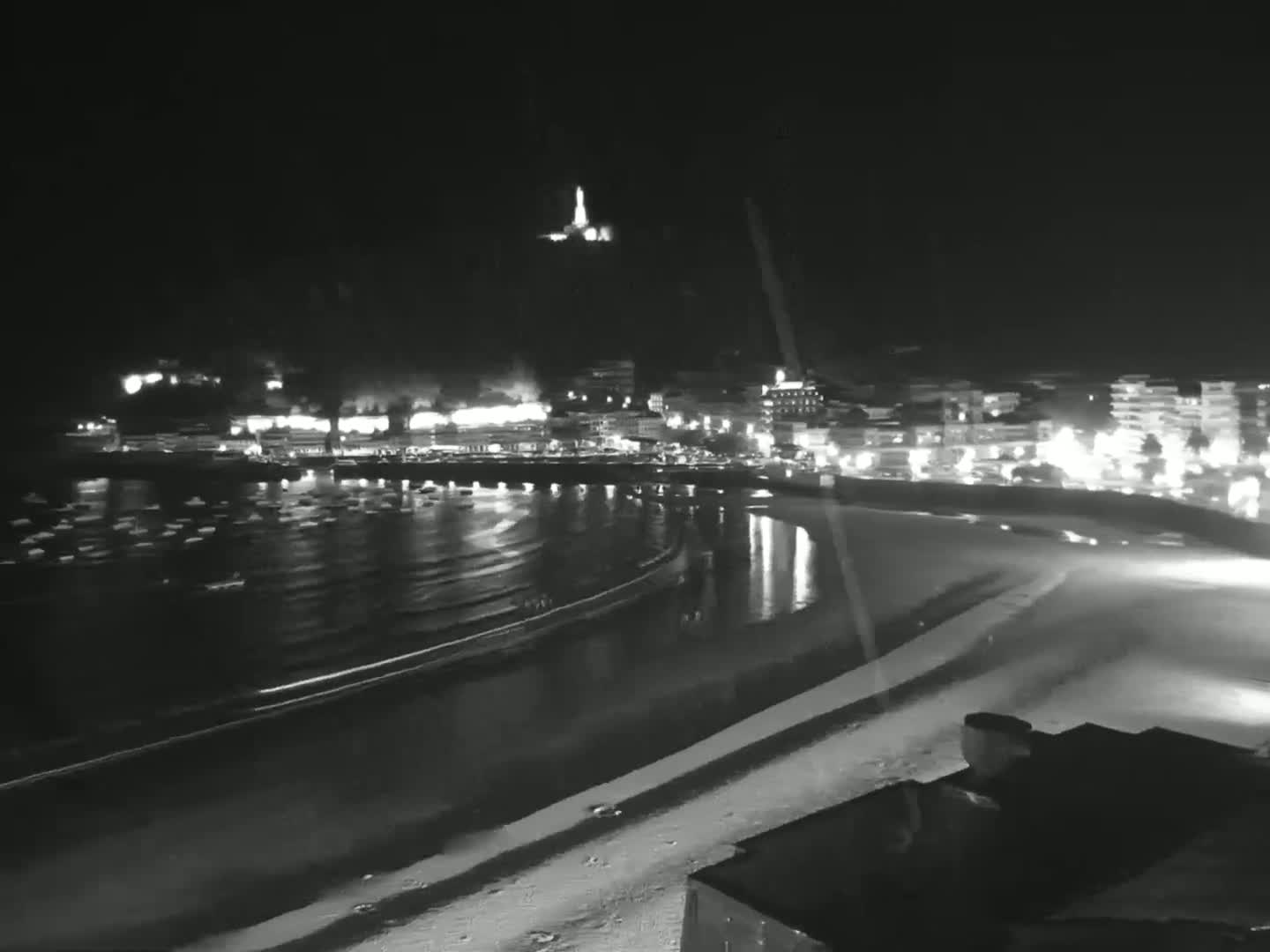 San Sebastian, Playa La Concha Beach Live Cam - Gipuzkoa, Basque, Spain