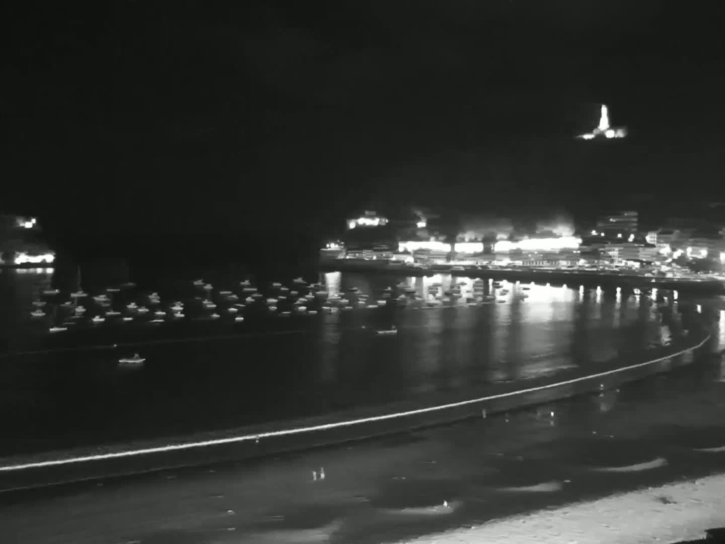 San Sebastian, Playa La Concha Beach Live Cam - Gipuzkoa, Basque, Spain