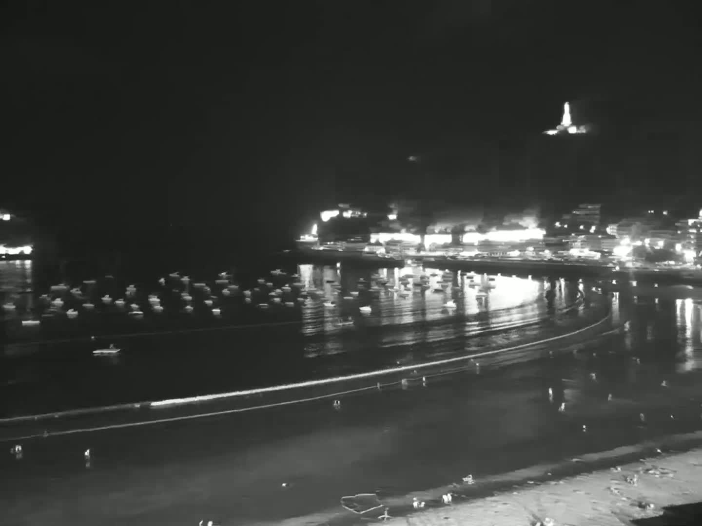 San Sebastian, Playa La Concha Beach Live Cam - Gipuzkoa, Basque, Spain
