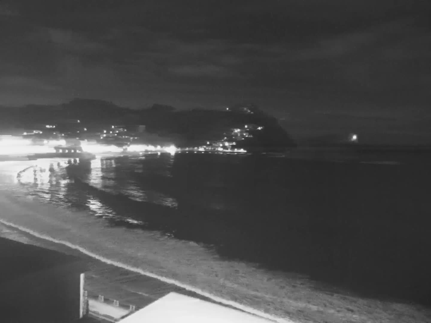 San Sebastian, Playa La Concha Beach Live Cam - Gipuzkoa, Basque, Spain