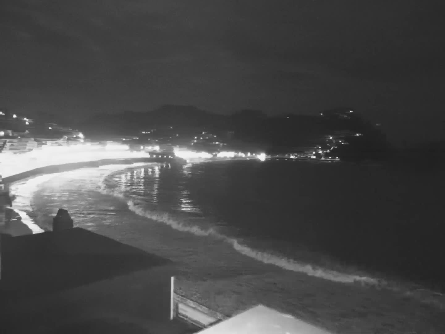 San Sebastian, Playa La Concha Beach Live Cam - Gipuzkoa, Basque, Spain
